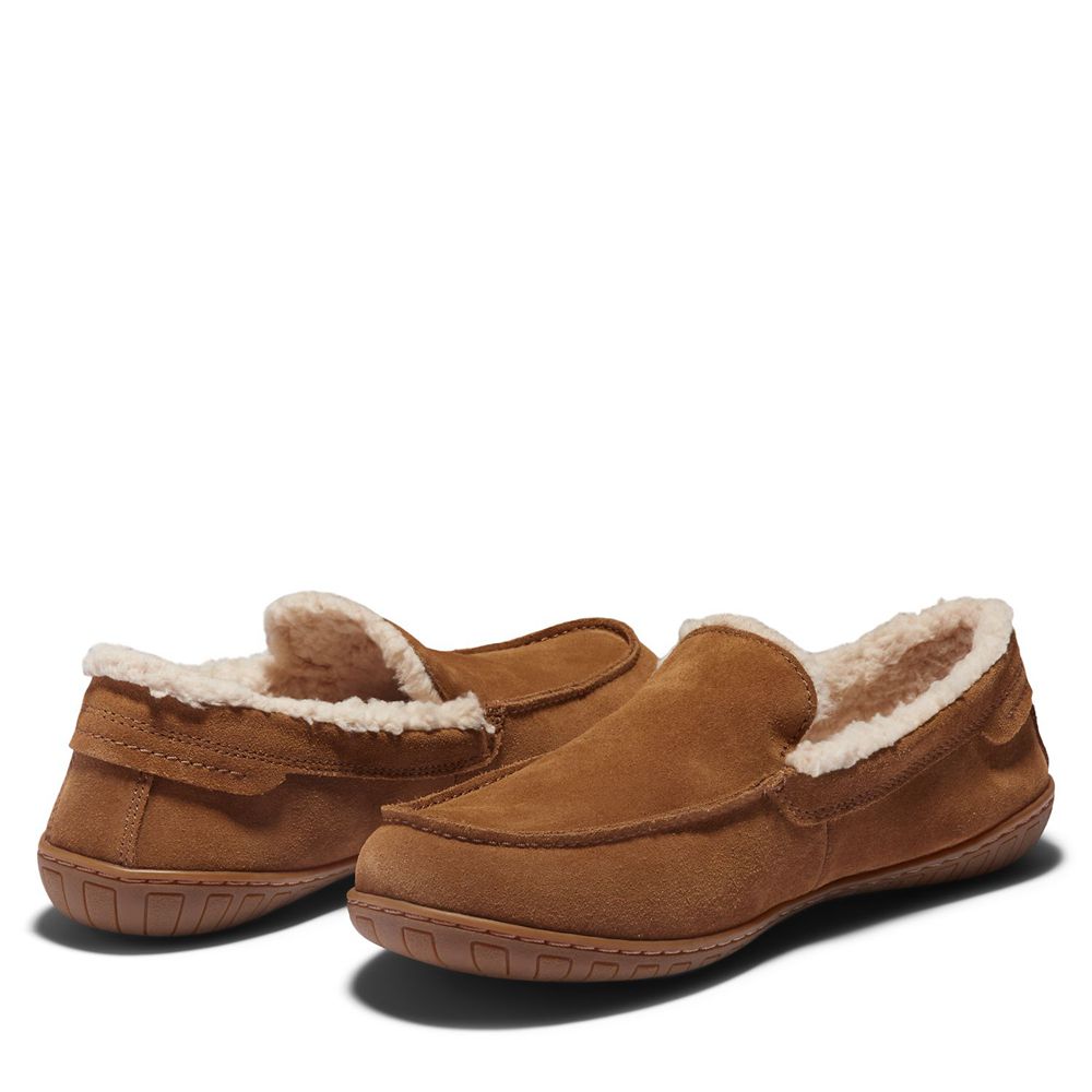 Timberland Παπουτσια Σκαφους Ανδρικα Καφε - Torrez Moccasin Slippers - Greece 1579302-EM